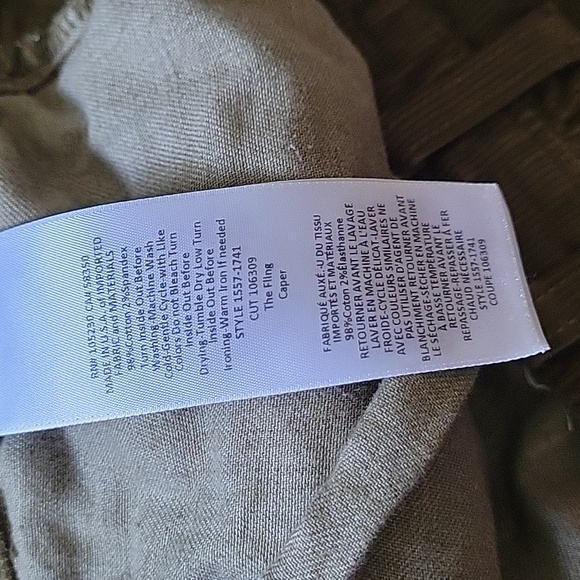 Current Elliott olive green corduroy boyfriend jeans size 25 - Picture 5 of 10